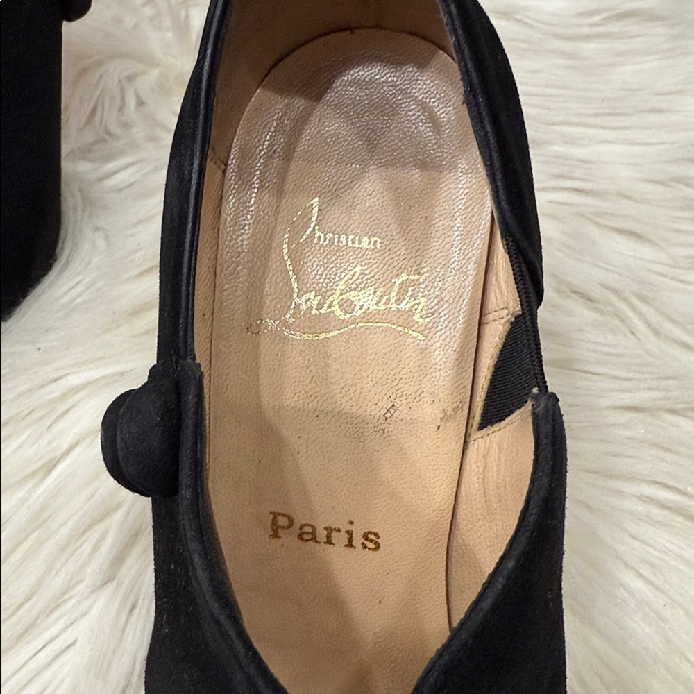 CHRISTIAN LOUBOUTIN Suede Booties - Picture 11 of 16